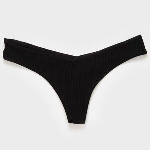 FULL TILT High Leg Rib Thong XL